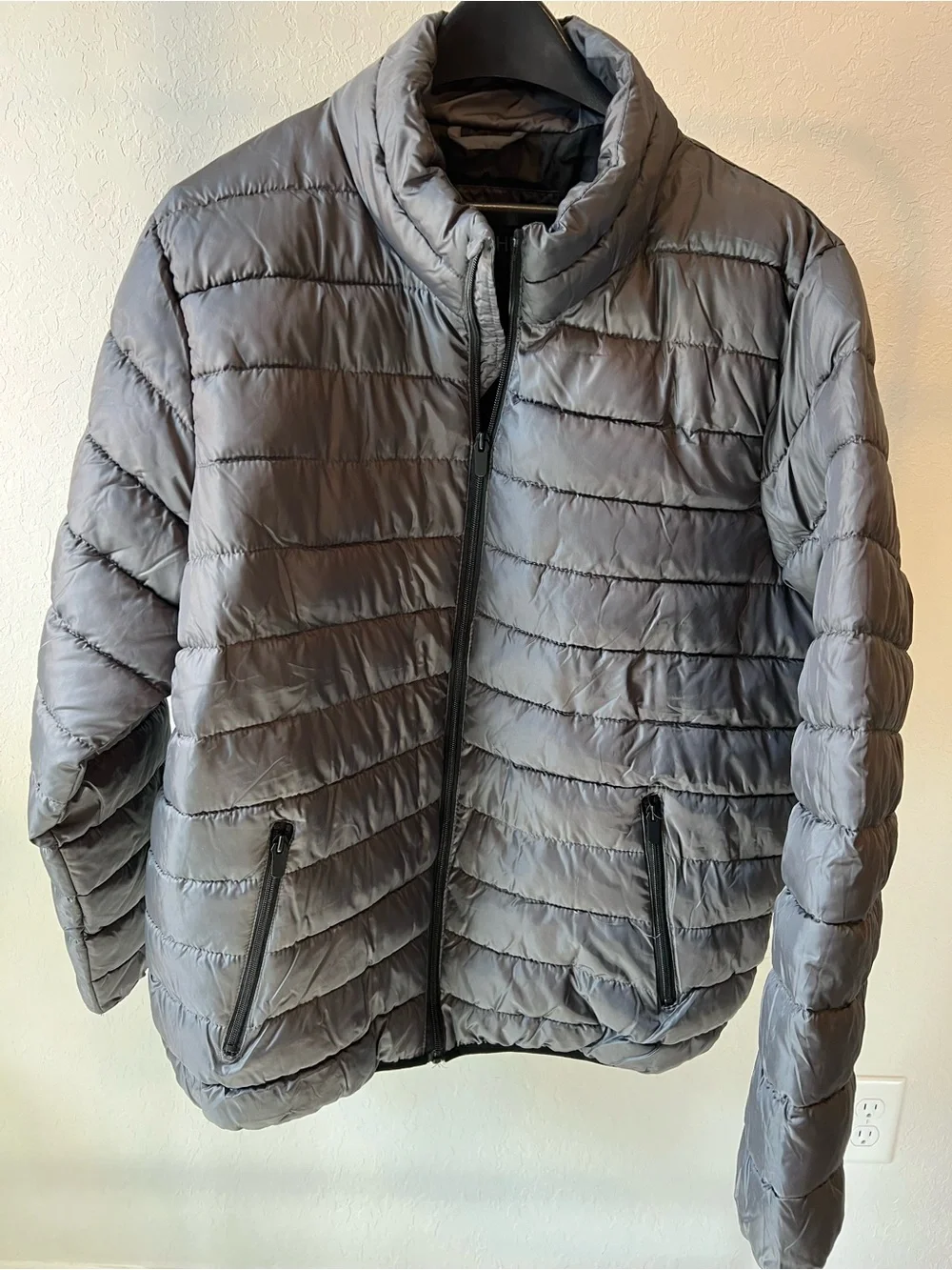 NWT Big Chill Puffer Jacket Graphite Grey Mens Size XL Winter Coat